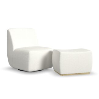 Nico Swivel Chair & Ottoman