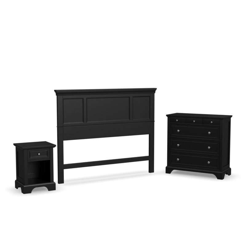 Bedford Queen Headboard, Nightstand and Chest