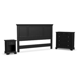 Bedford King Headboard, Nightstand and Chest