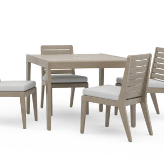 Sustain Outdoor Dining Table and Four Chairs