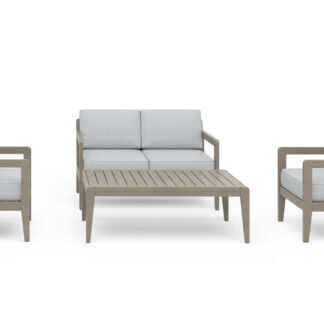 Sustain Outdoor loveseat 4-Piece Set