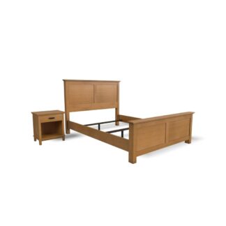 Oak Park Queen Bed and Nightstand