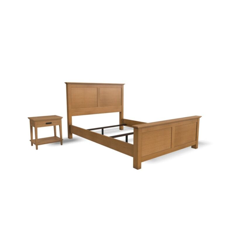 Oak Park Queen Bed and Nightstand