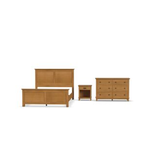 Oak Park Queen Bed, Nightstand and Dresser