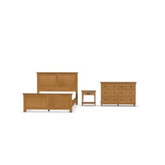 Oak Park Queen Bed, Nightstand and Dresser