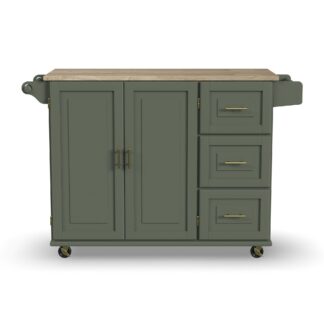 Dolly Madison Drop Leaf Kitchen Cart