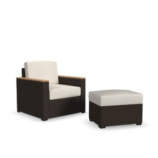 Palm Springs Chair and Ottoman