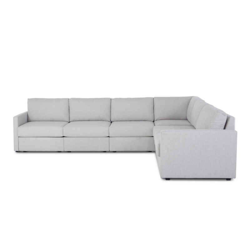 Flex 6-Seat Sectional with Narrow Arm