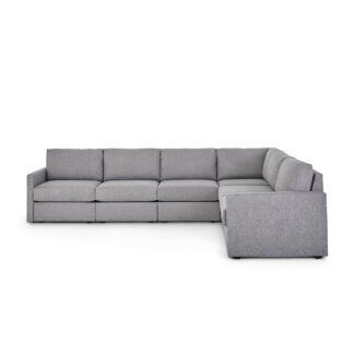 Flex 6-Seat Sectional with Narrow Arm