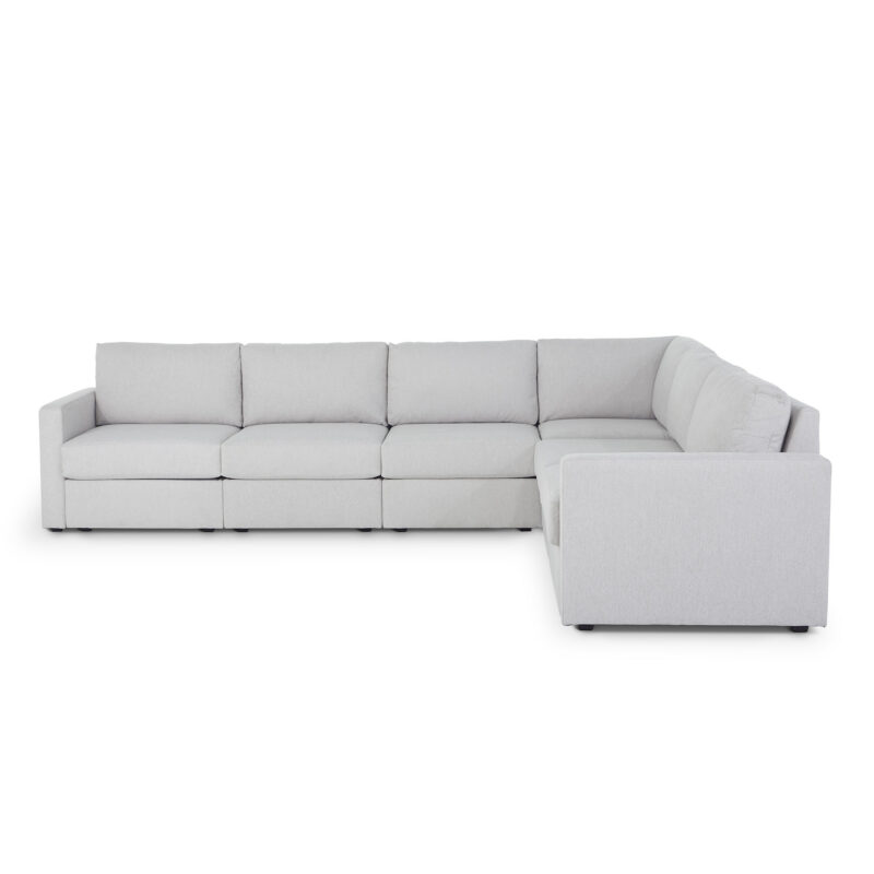 Flex 6-Seat Sectional with Standard Arm