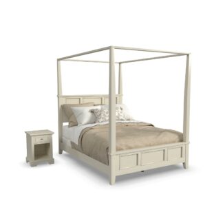 Naples Queen Bed and Nightstand